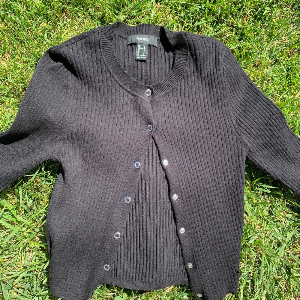 Black button up Top